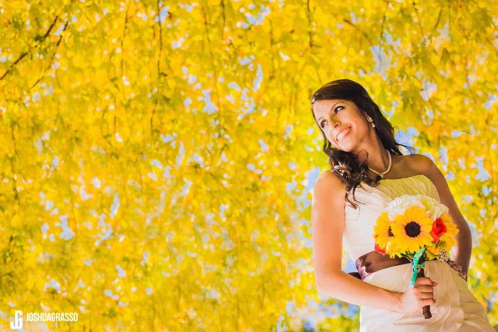 atlanta fall leaves wedding color