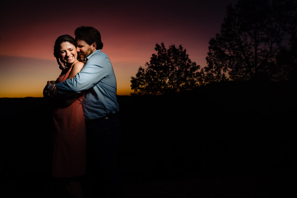 sunset portrait best engagement photo of 2020